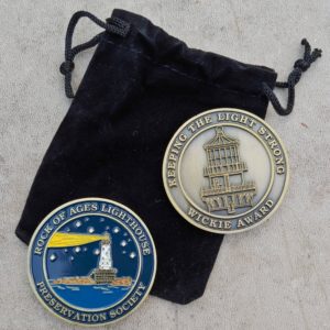 wickie award challenge coin